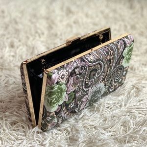 Paisley Clutch/Shoulder Bag